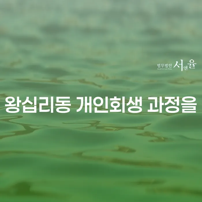 왕십리동 개인회생 과정을