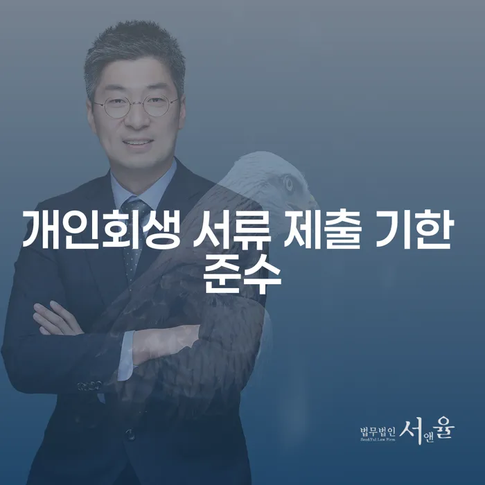 개인회생 서류 제출 기한 준수, 어떻게 해야 할까요?